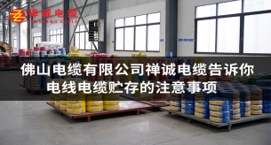 佛山电缆有限公司禅诚电缆告诉你电线电缆贮存的注意事项